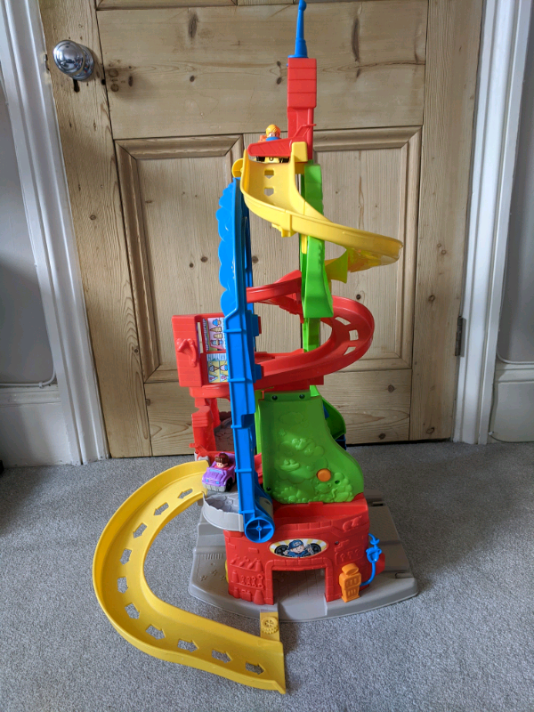 fisher price sit and stand car track